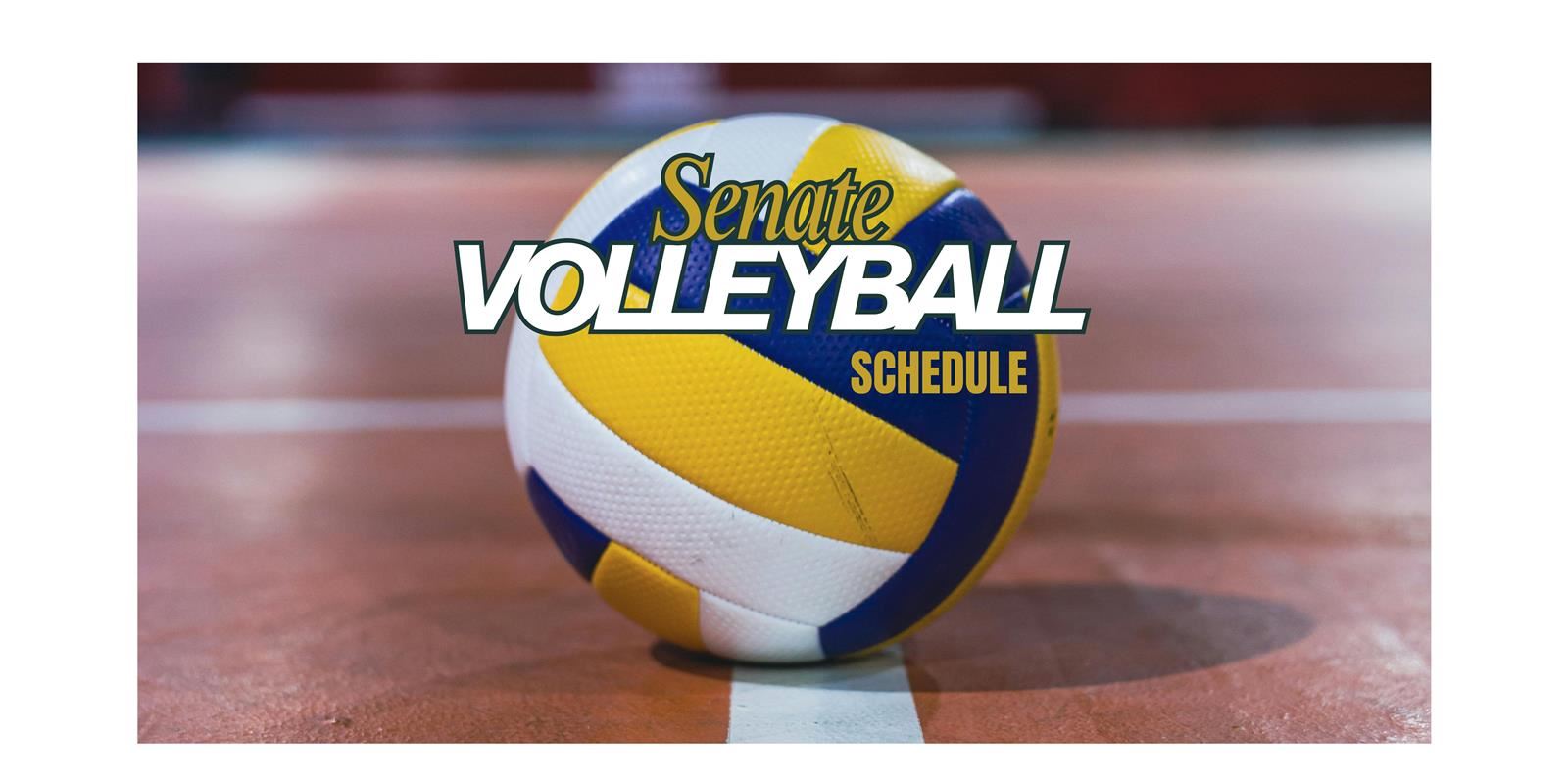 Senate Volleyball Schedule